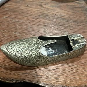 Vintage Indian brass ashtray, GUC